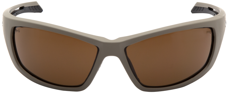 Pyramex Howitzer Glasses Bronze Lens Anti-Fog Tan