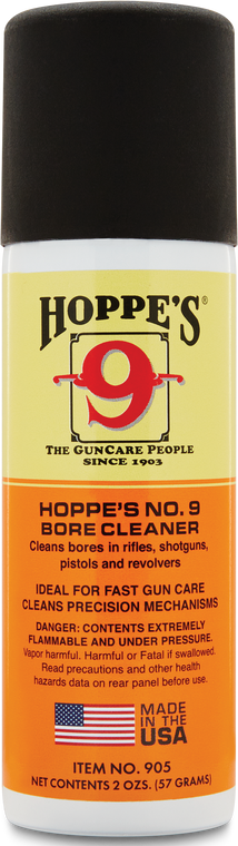 Hoppe's No. 9 Bore Cleaner Removes Carbon