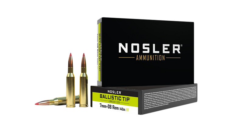 Nosler Ballistic Tip 7mm-08Rem 140gr Spitzer Ballistic