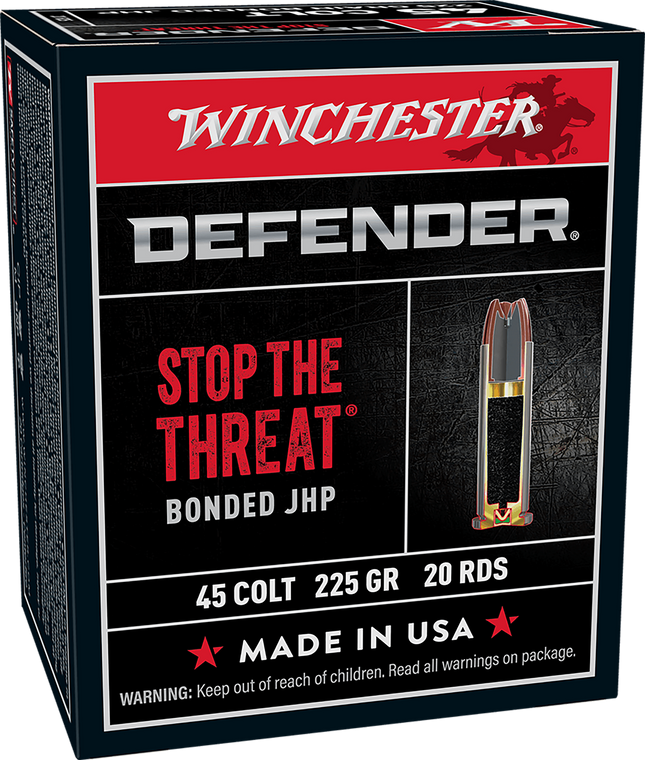 Winchester Ammo Defender 45Colt 225gr Bonded Jacket