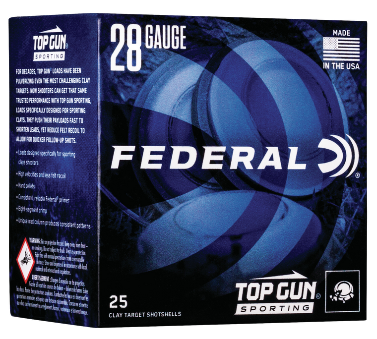 Federal Top Gun 28Gauge 2.75" 3/4oz 8Shot