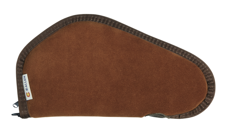 Heritage Cases Handgun Case Brown Suede w/Black