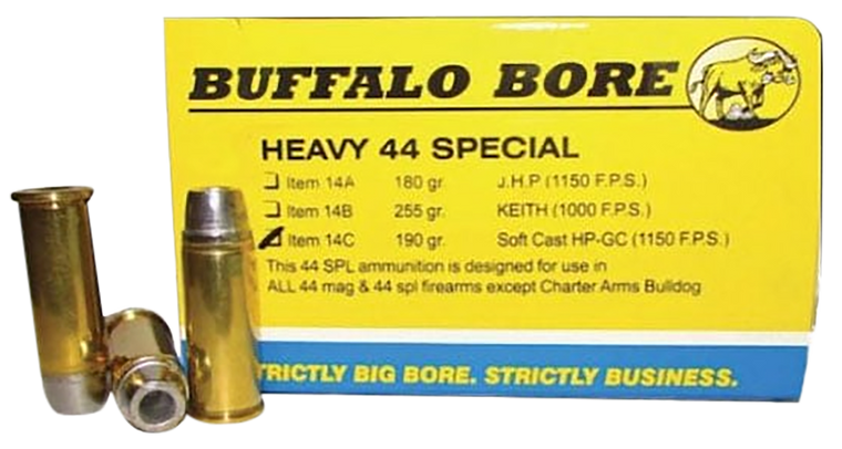 Buffalo Bore Ammunition Heavy Strictly Business 44S&W