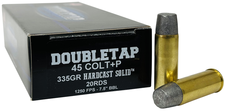 DoubleTap Ammunition 45Colt+P 335gr Hard Cast Solid