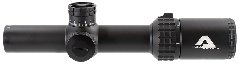 Aim Sports Alpha 6 Black Anodized 1-6x