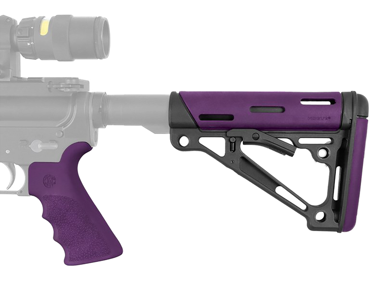 Hogue OverMolded 2-Piece Kit Purple OverMolded Rubber