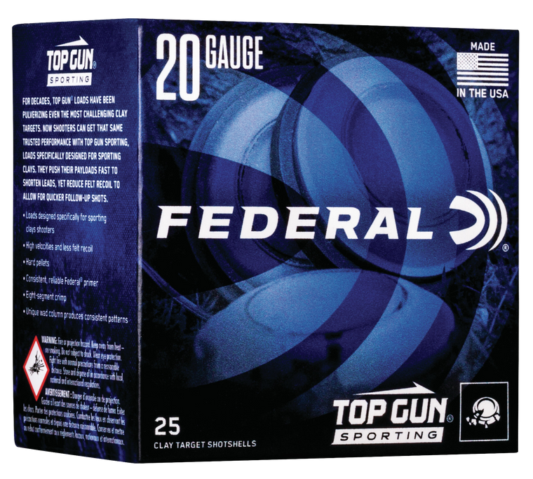 Federal Top Gun 20Gauge 2.75" 7/8oz 8Shot