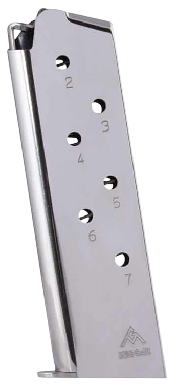 Mec-Gar Colt Government 7rd 45 ACP, Nickel