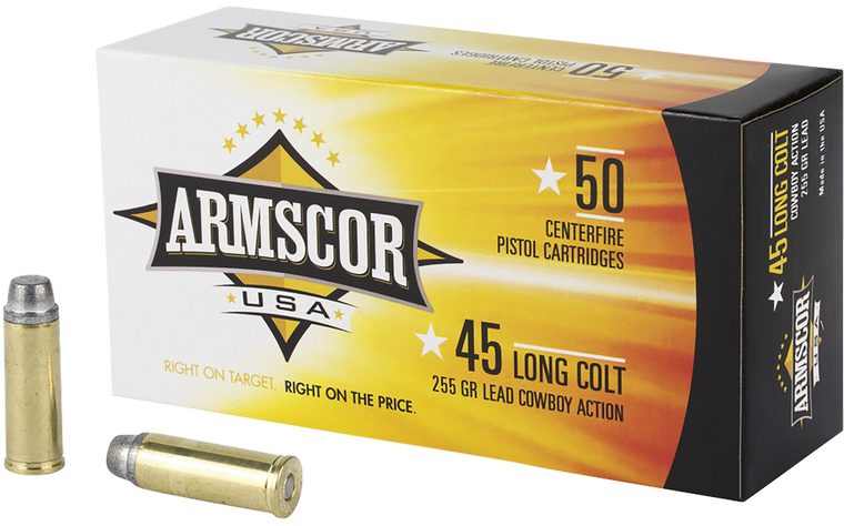 Armscor USA 45Colt 255gr Lead 50 Per