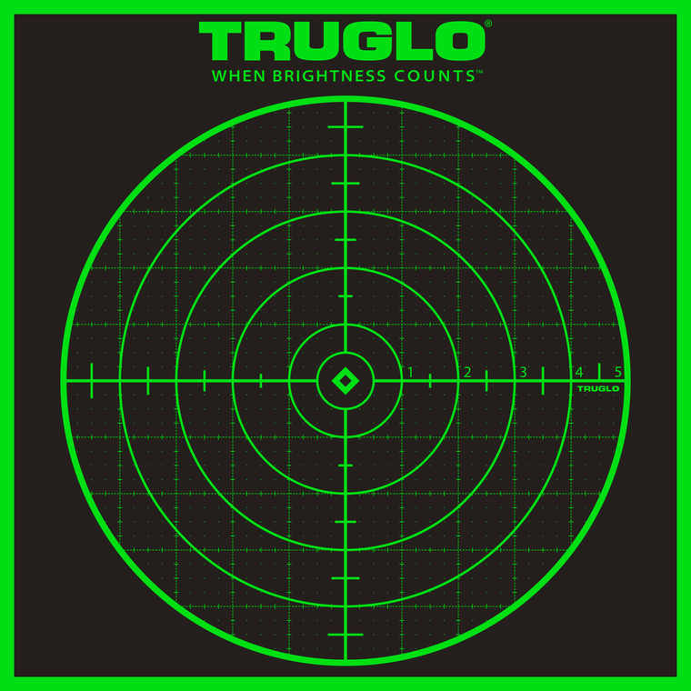 TruGlo Tru-See Grid Self-Adhesive Heavy Paper Black/Green