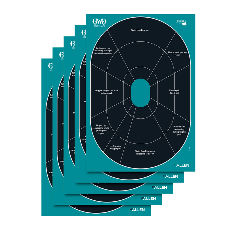 Girls With Guns Splash Self-Adhesive Paper Black/Teal