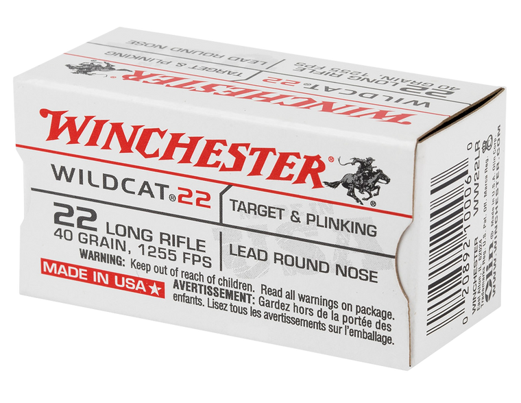 Winchester Ammo USA Wildcat 22LR 40gr Lead