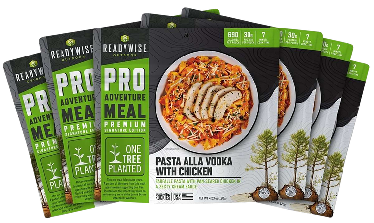 ReadyWise Outdoor Food Kit Pasta Alla Vodka