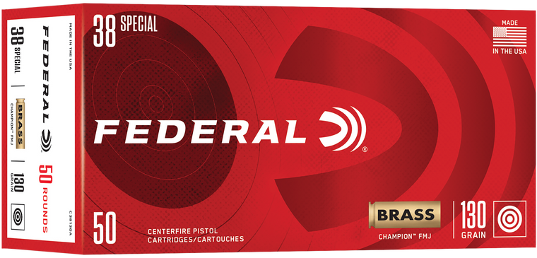 Federal Champion 38Special 130gr Full Metal Jacket