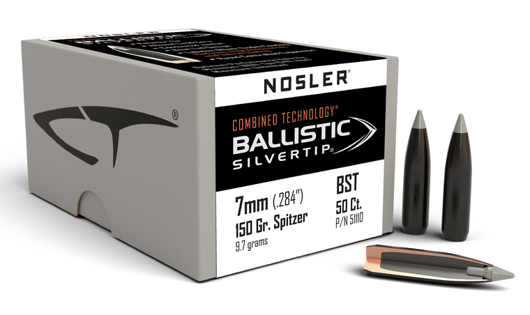 Nosler Ballistic Silvertip 7mm 150gr Spitzer Point