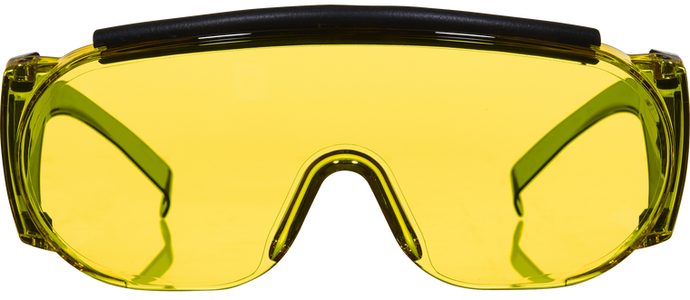 Allen Fit Over Shooting Glasses Adult Yellow