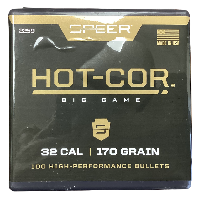 Speer Hot-Cor 32Cal 170gr Soft Point Flat