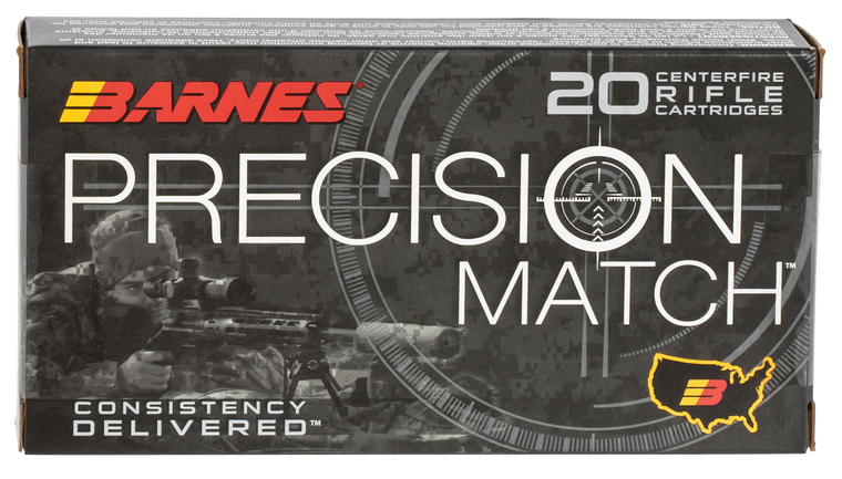 Barnes Bullets Precision Match 6.5Creedmoor 140gr Open