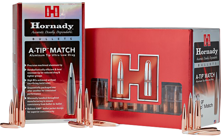 Hornady 22Cal .222 76gr A-Tip Match 100