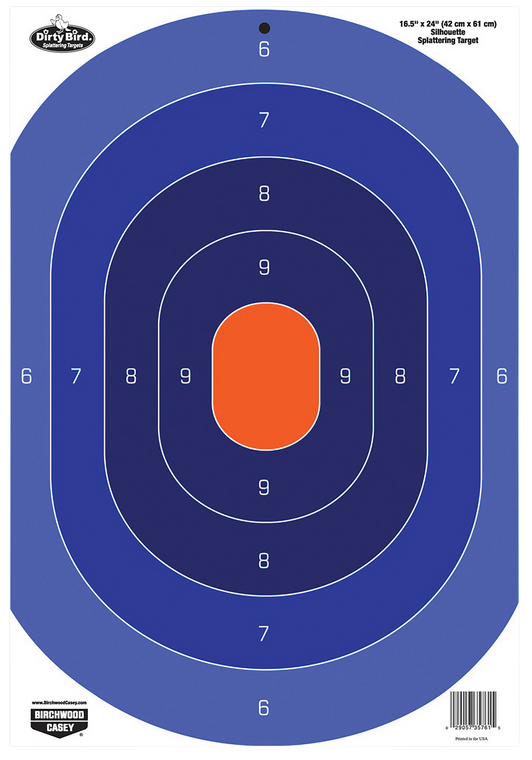 Birchwood Casey Dirty Bird Silhouette Tagboard Target