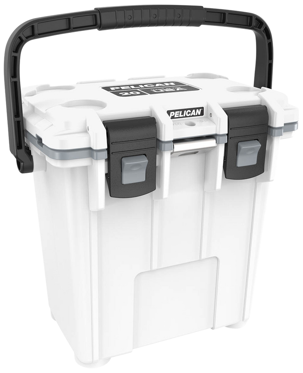 PELICAN 20Q-1-WHTGRY 20QT ELITE COOLER WHT/GRY