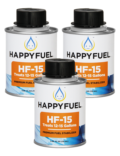 HAPPYFUEL HF-15 Premium Fuel Stabilizer (x3)