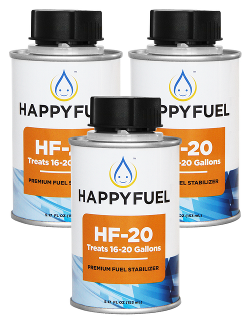 HAPPYFUEL HF-20 Premium Fuel Stabilizer (x3)
