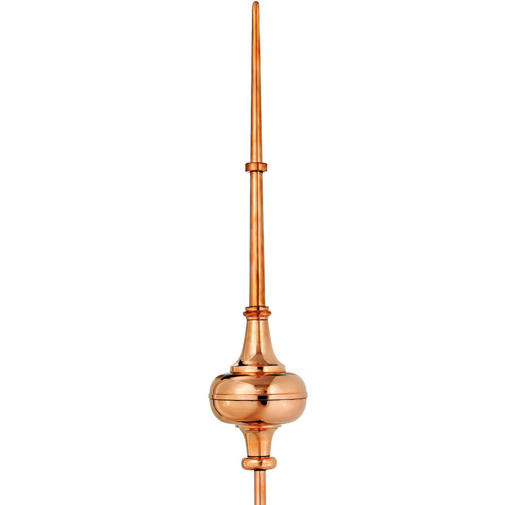 Morgana 40-Inch Polished Copper Finial