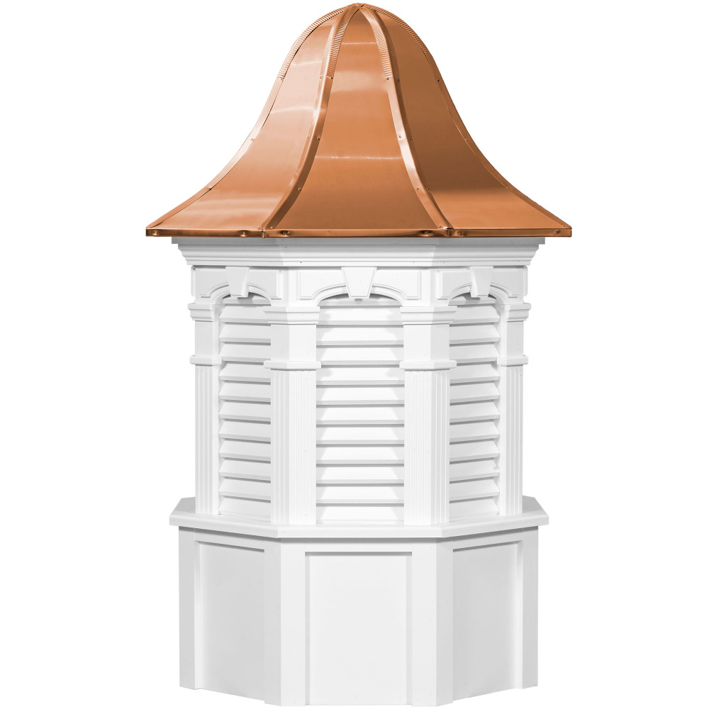 Signature Plymouth Vinyl Cupola With Louvers
