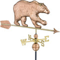 Stalking Bear Copper Weathervane