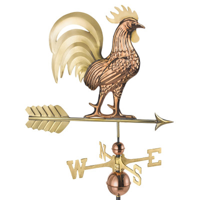 Proud Rooster Copper and Brass Weathervane