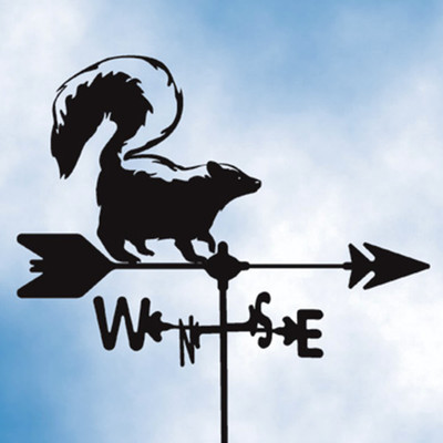 Skunk Silhouette Steel Weathervane