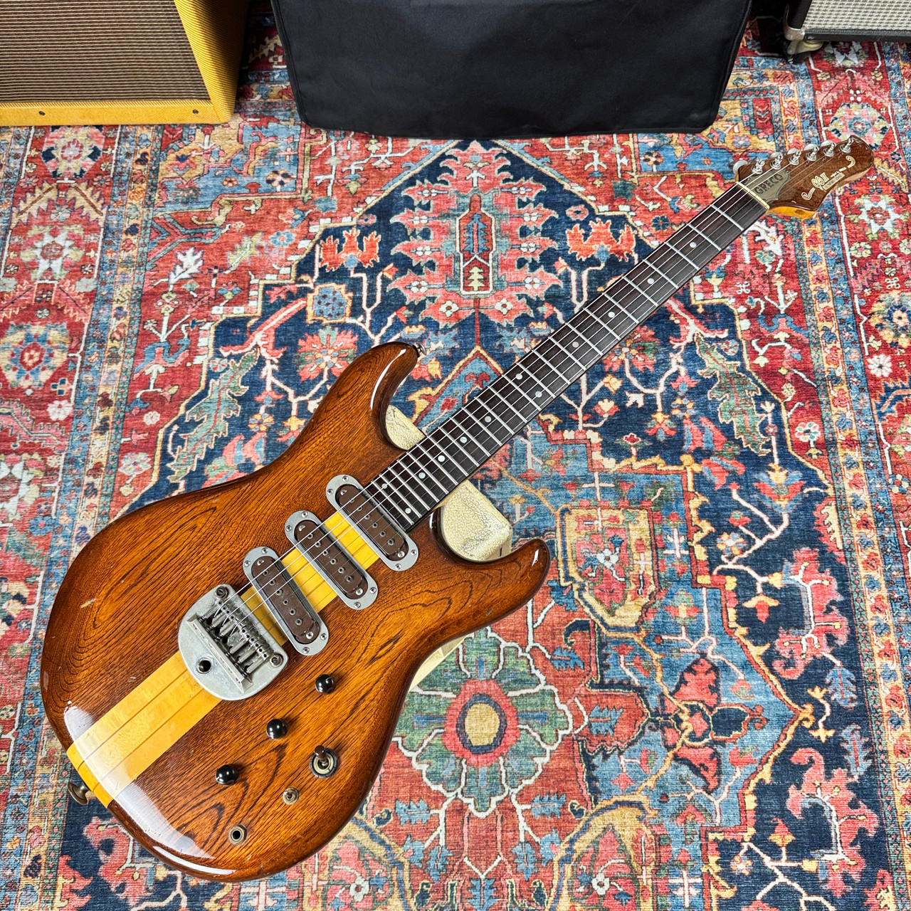 Video* 1980 Greco GOII 700 Neck Through - Ash Body