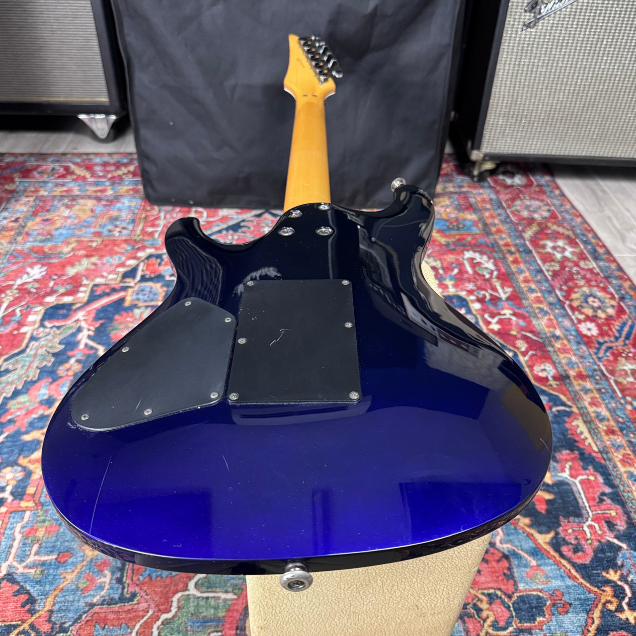 Ibanez アイバニーズ S540 LTD 1997年製 フジゲン製 Ibanez S540 LTD Custom Model 1997 Quantum Pickups - Jewel Blue