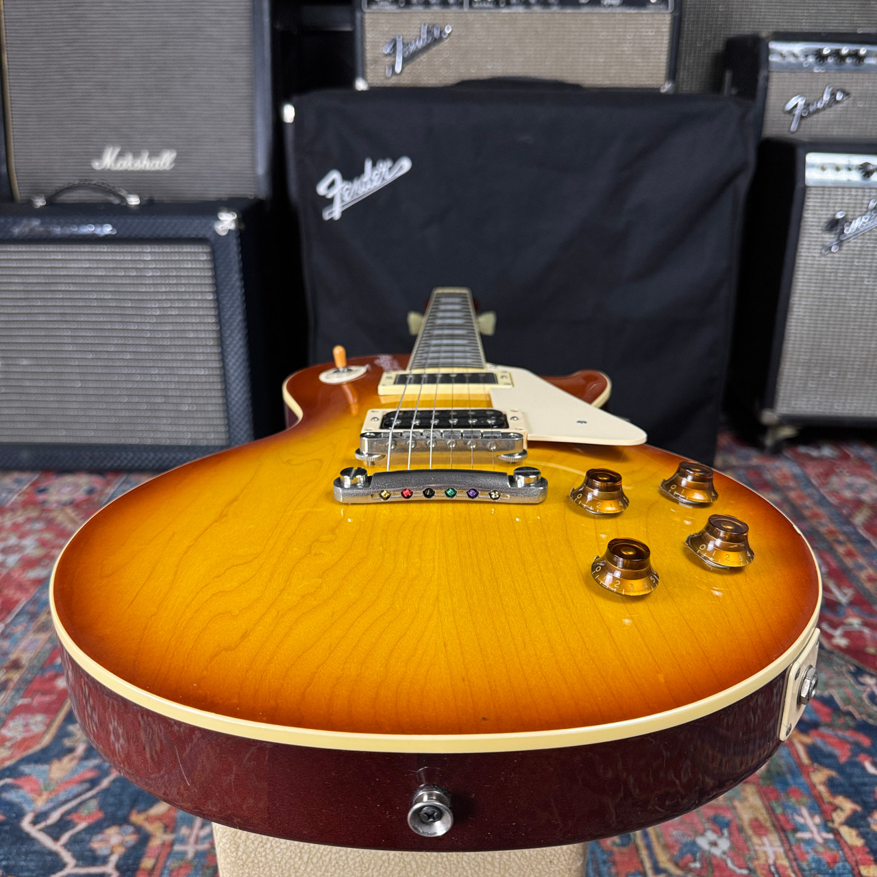 2014 Tokai Love Rock LS-122 Honey Burst Solid Plain Top