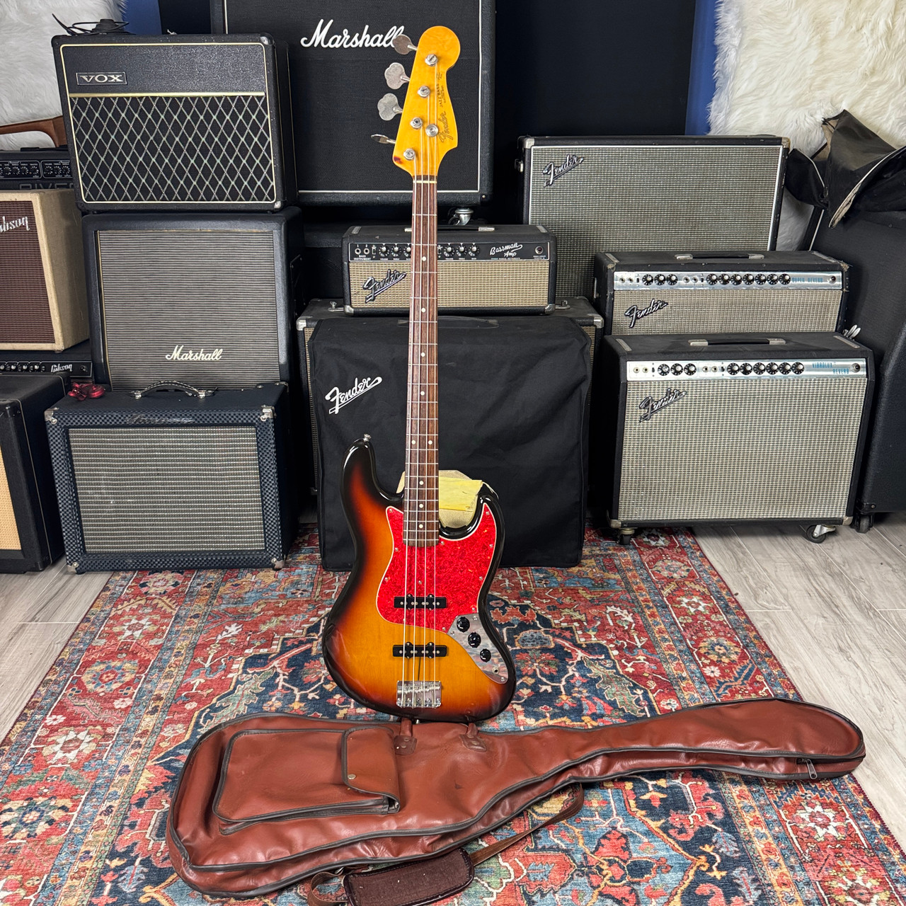 1993年　Fender USA Jazz Bass サンバースト Fender Jazz Bass JB-62 Solid Body Electric Bass Guitar (1993