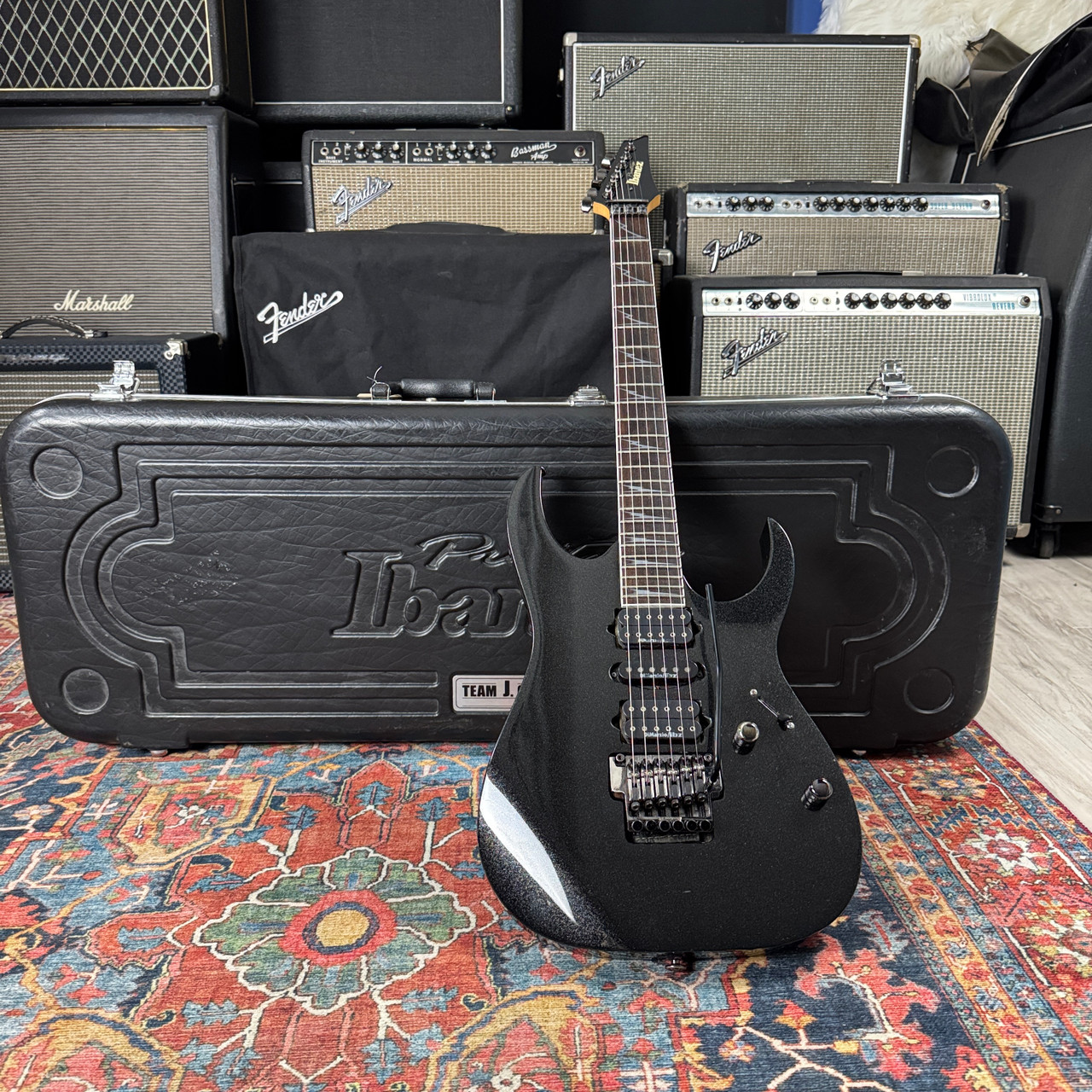 Ibanez Prestige RG2570E Galaxy Black MIJ by Fujigen 2007