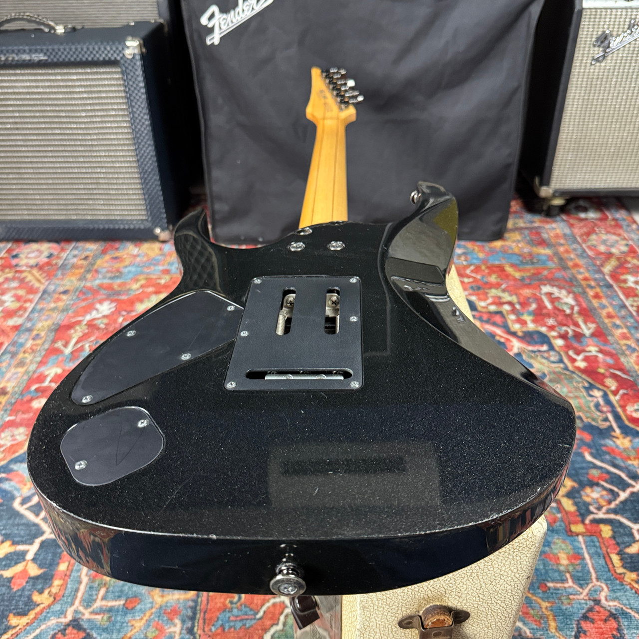 Ibanez RG2570E prestige ハードケース付き Ibanez Prestige RG2570E Galaxy Black MIJ by Fujigen 2007