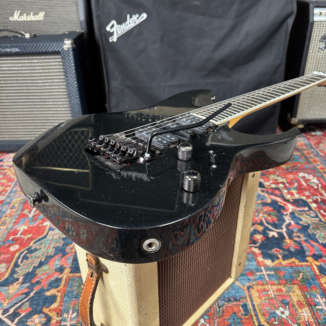 ギター Ibanez Prestige RG2570E-GK Ibanez 2007 Prestage RG2570E GK (Galaxy Black)（中古）【楽器
