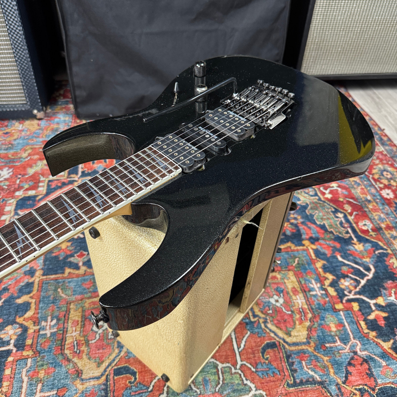 Ibanez Prestige RG2570E Galaxy Black MIJ by Fujigen 2007
