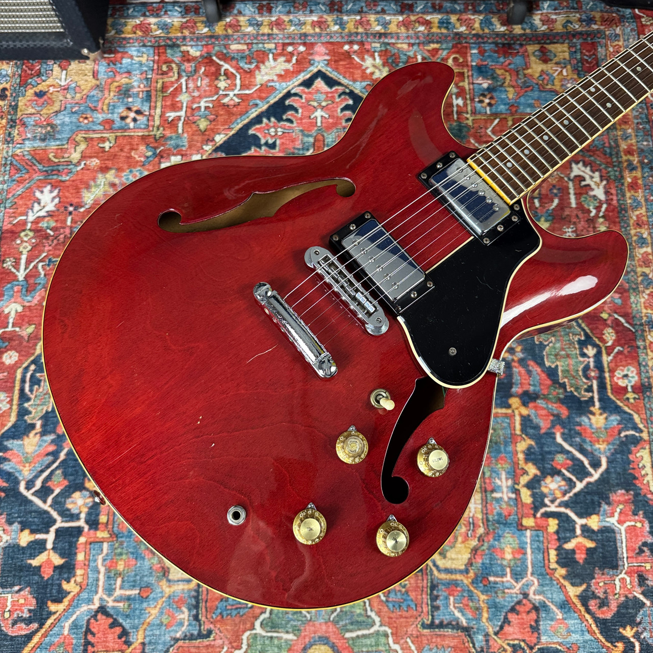 Yamaha SA700 Semi Hollowbody ES335 Type 1981 Persimmon Red