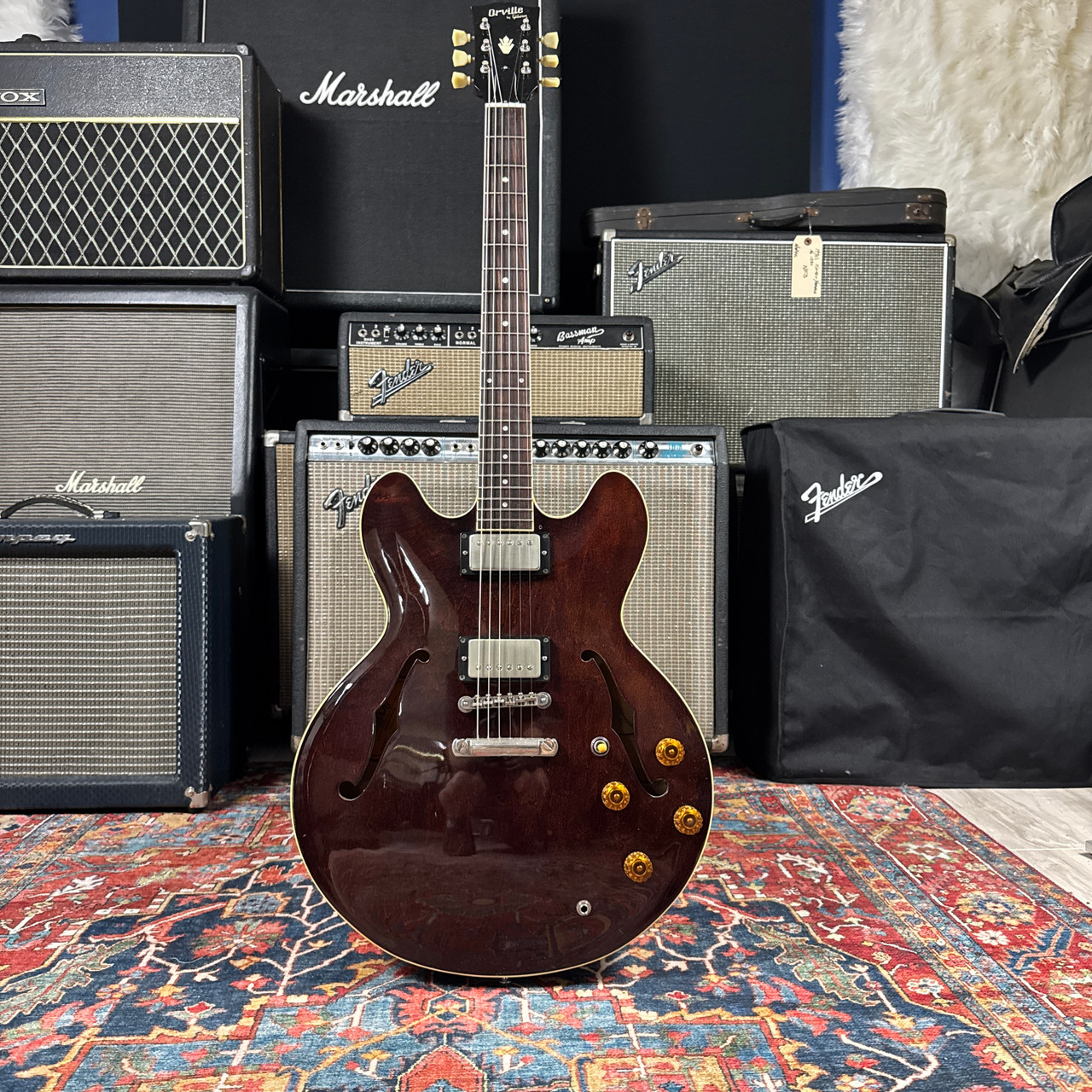 Orville By Gibson ES-335 Dot 1992 Lacquer USA Pickups MIJ - Walnut