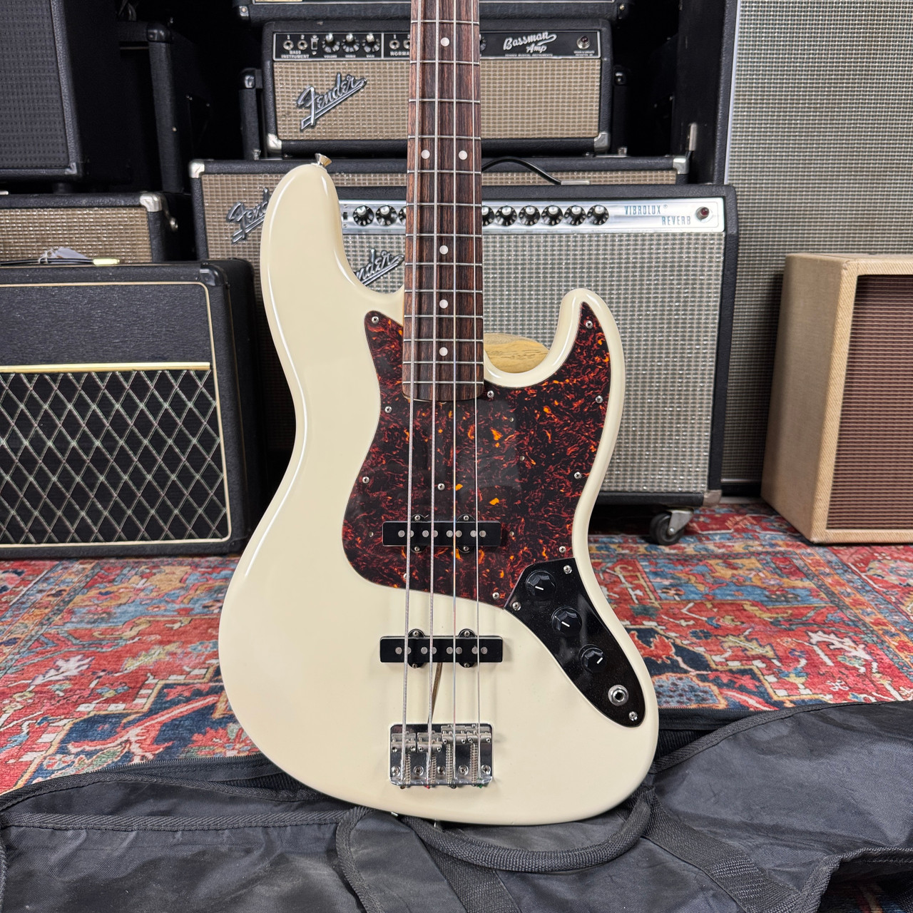 Fender '62 Reissue Jazz Bass JB-62 Vintage Series Olympic White