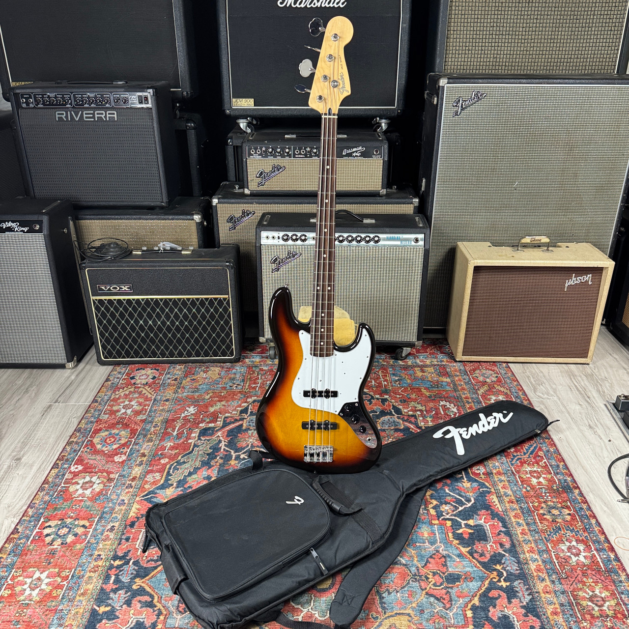 Fender J-Craft Collection Jazz Bass JB-STD 2010-2012 - 3 Tone Sunburst
