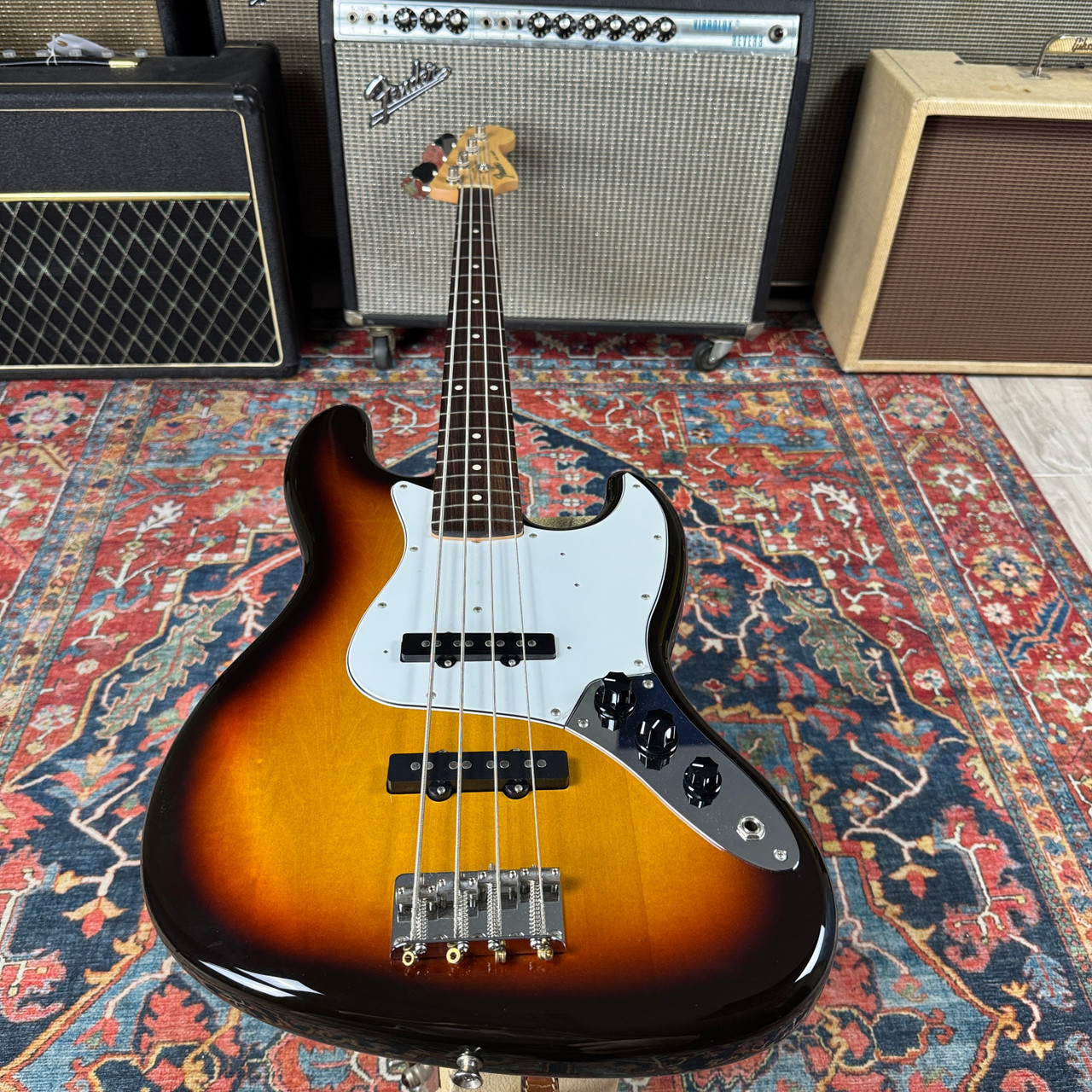 Fender J-Craft Collection Jazz Bass JB-STD 2010-2012 - 3 Tone Sunburst
