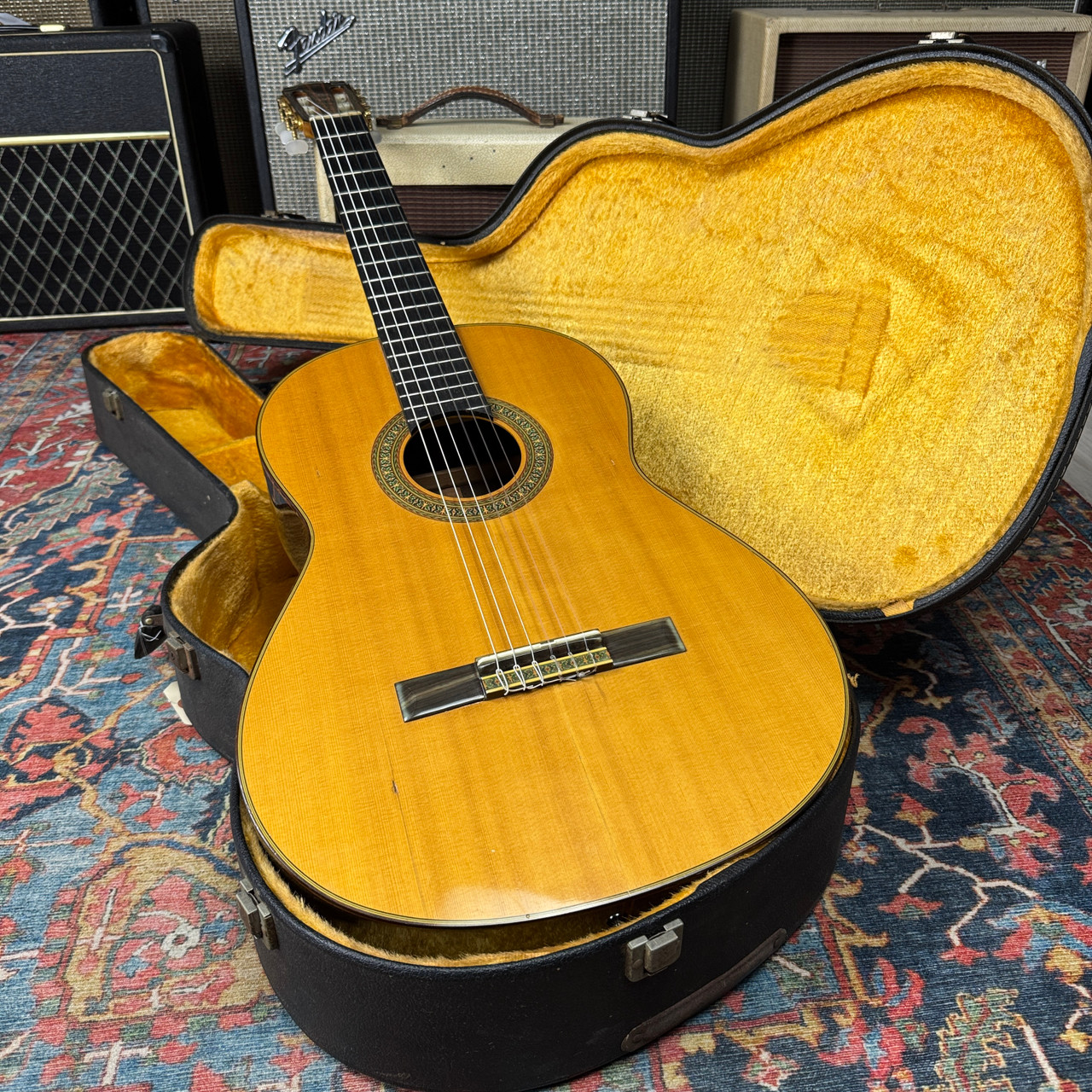1975 Yamaha GC7M Made in Japan Spruce Top Solid Rosewood HSC