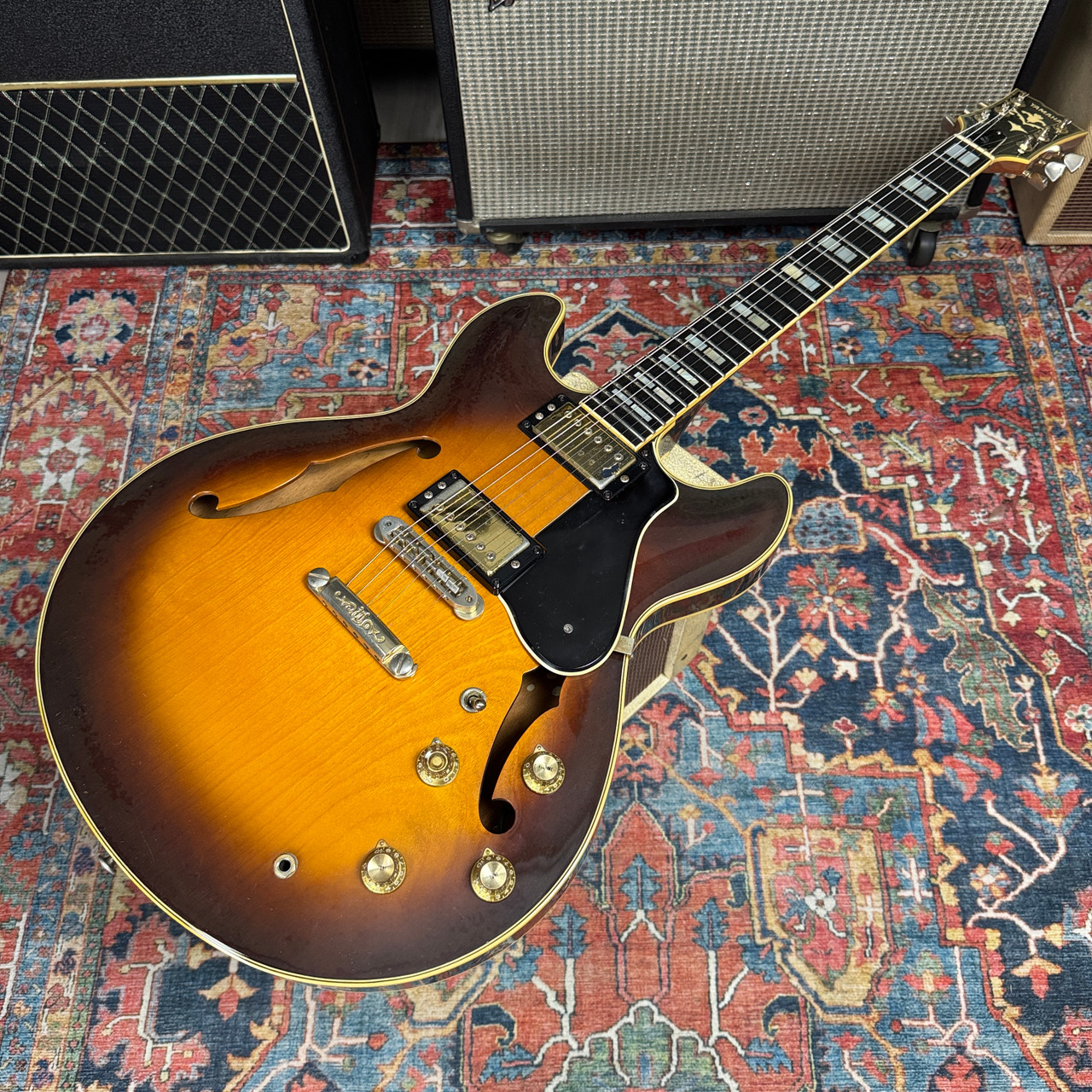 Yamaha SA2000 Semi-hollow Body ES335 Killer Sunburst - 1978