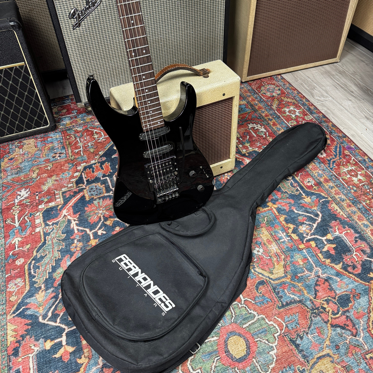 Fernandes FR55T HSS Super Strat w/FRT Floyd Rose Licensed Tremolo