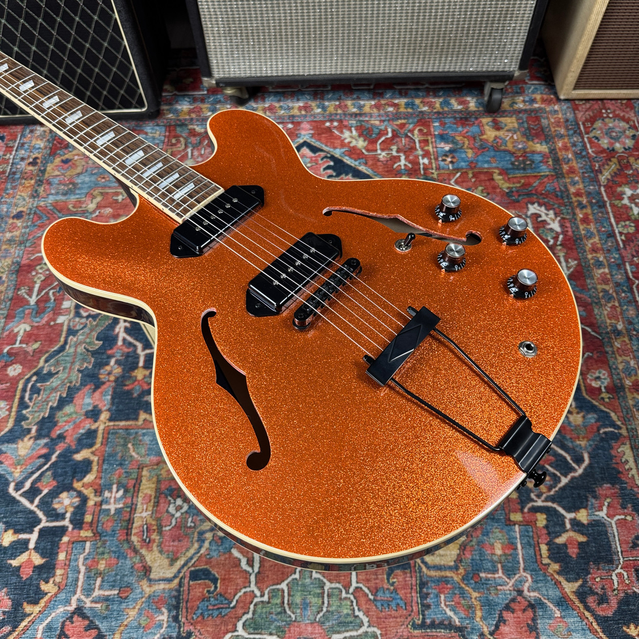 Epiphone USA Casino 1 of 1 Custom Order Orange Sparkle - 2021