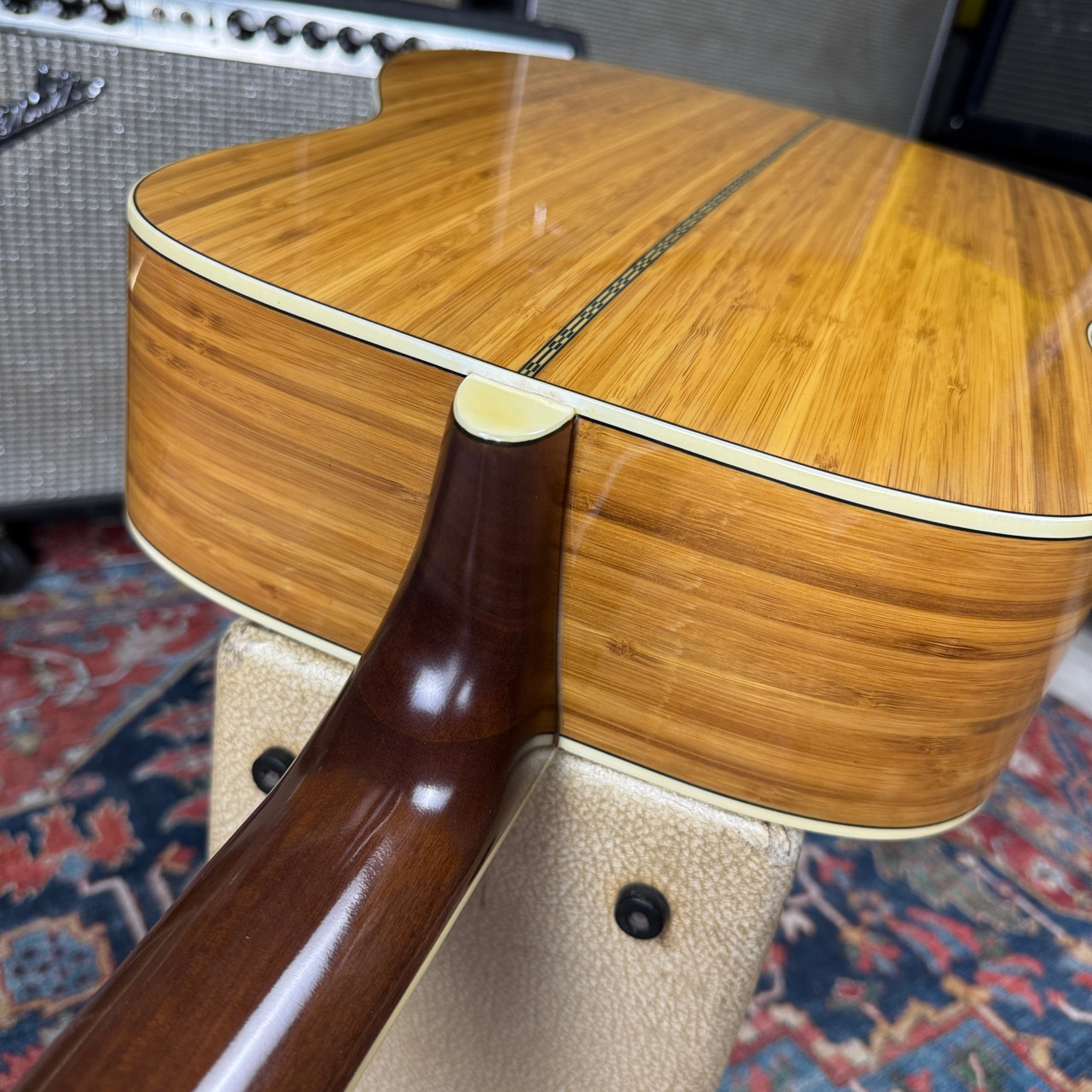 Yamaha FG B1N Bamboo Dreadnaught Acoustic - 1990